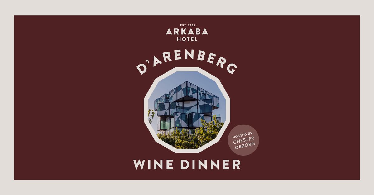 d'Arenberg Wine Dinner