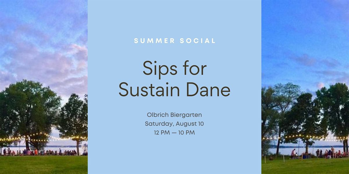 Summer Social: Sips for Sustain Dane 2024