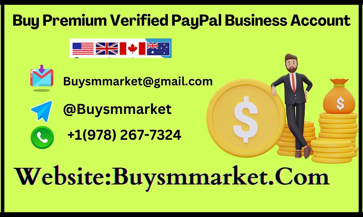 Buy Premium Verified PayPal Business Accounts