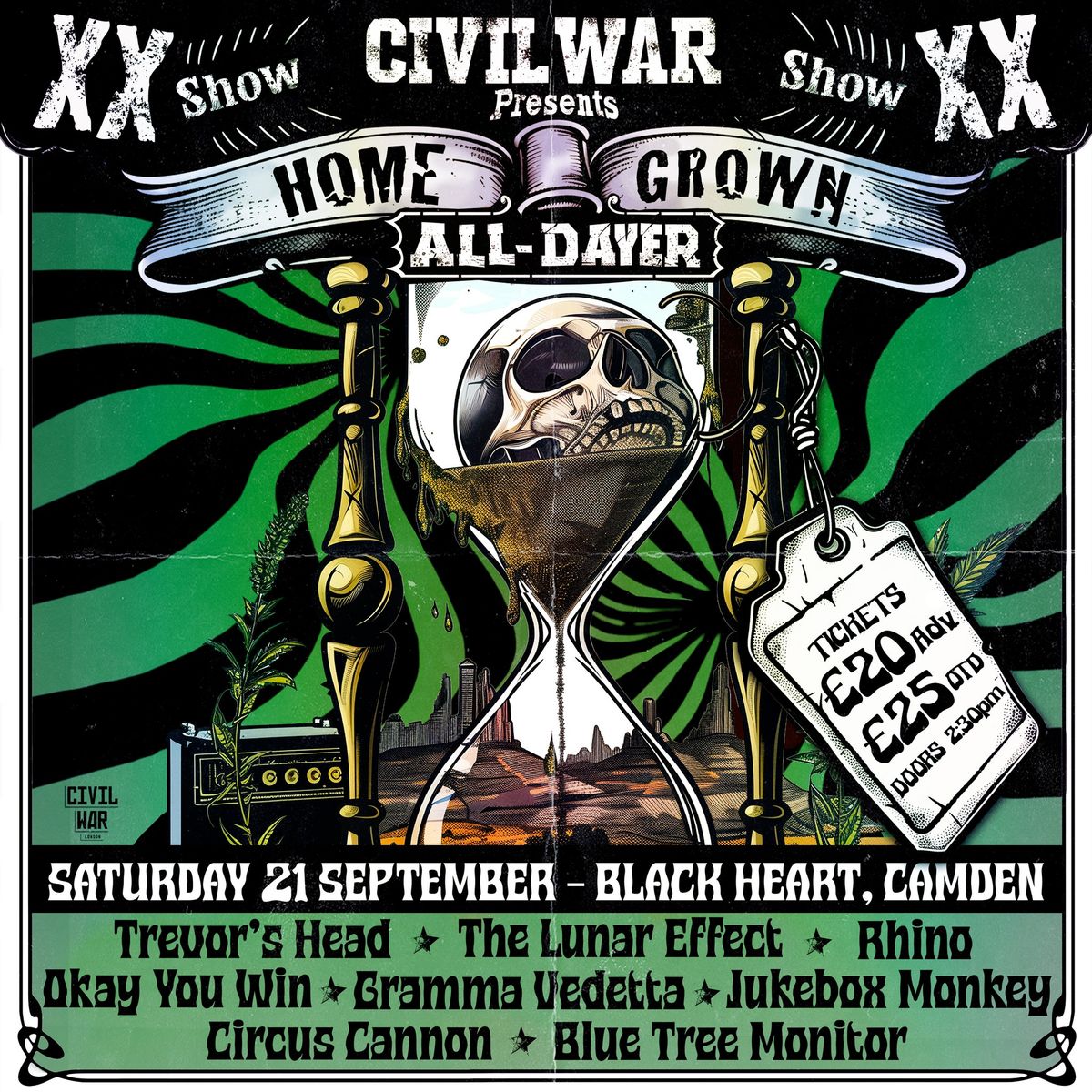 Civil War Presents... 'Homegrown' (All-Dayer)