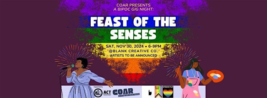 FEAST of the SENSES: a BIPOC gig night