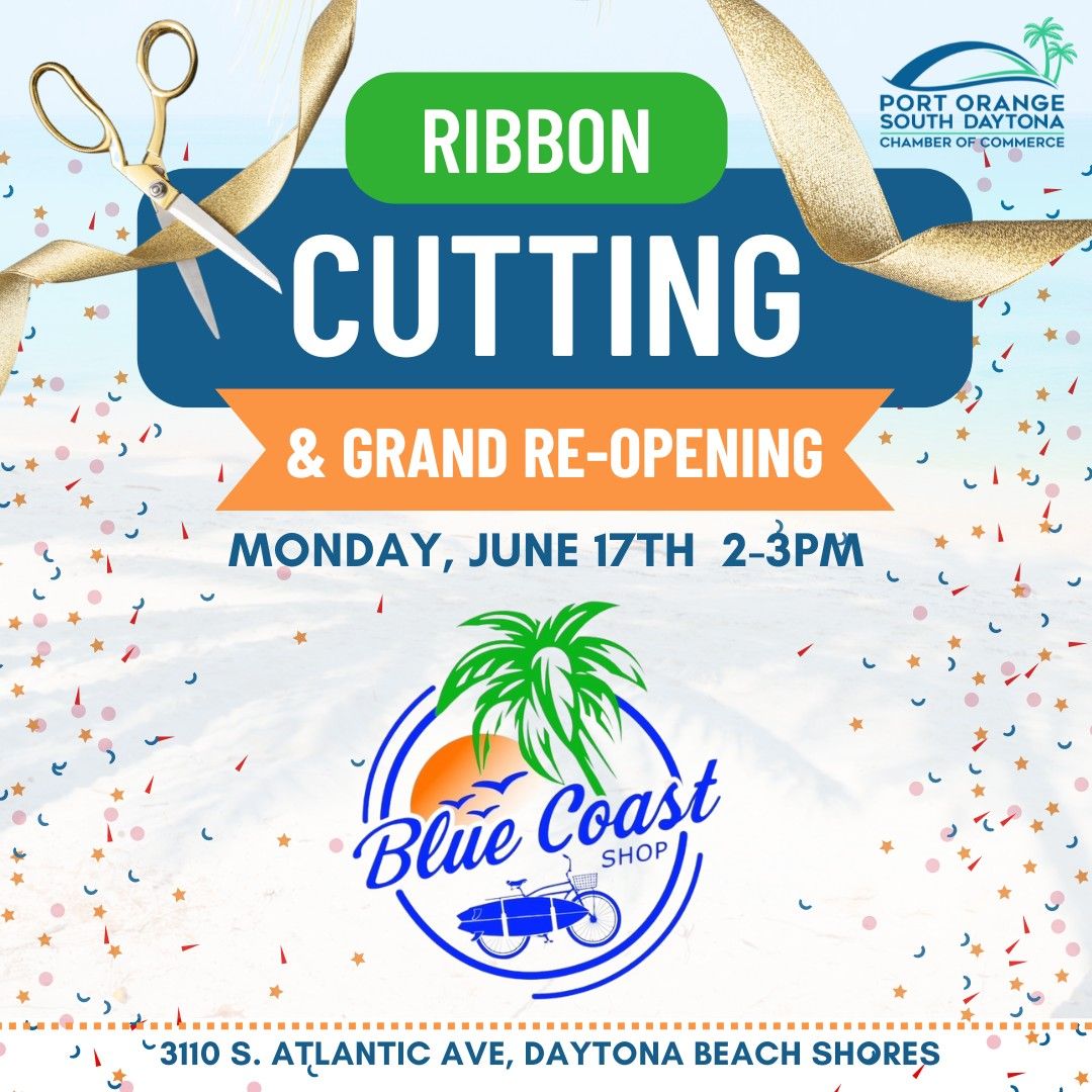 Ribbon Cutting - Blue Coast Shop