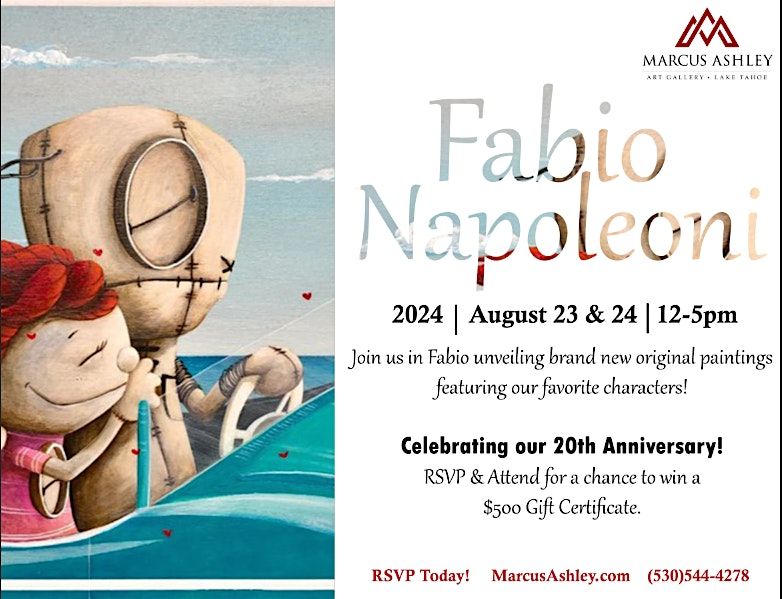 Meet the Artist - Fabio Napoleoni - August 23rd & 24th