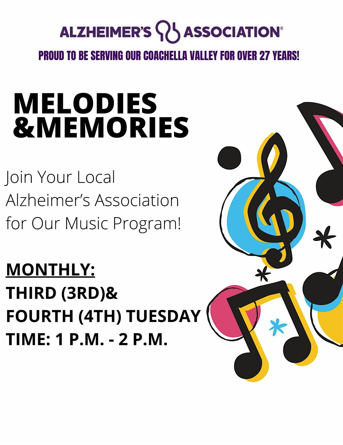 Melodies & Memories: An Alzheimer's Association Social Engagement Program