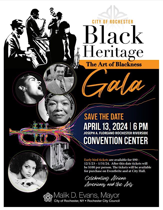 City of Rochester Black Heritage Gala: The Art of Blackness