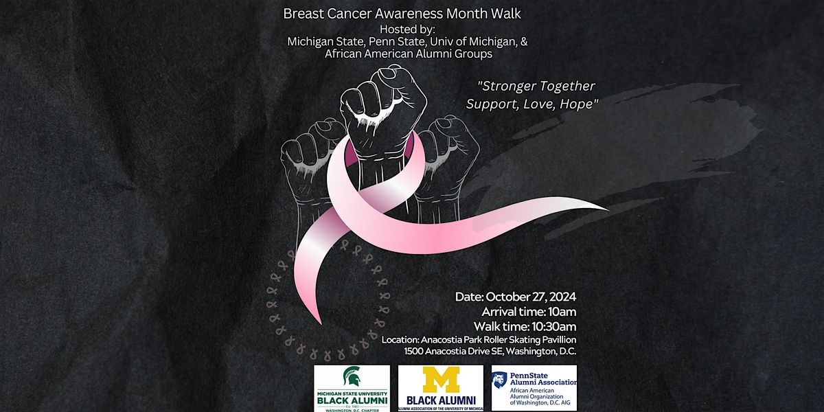 Breast Cancer Awareness 5K Fundraiser Walk For A Cure