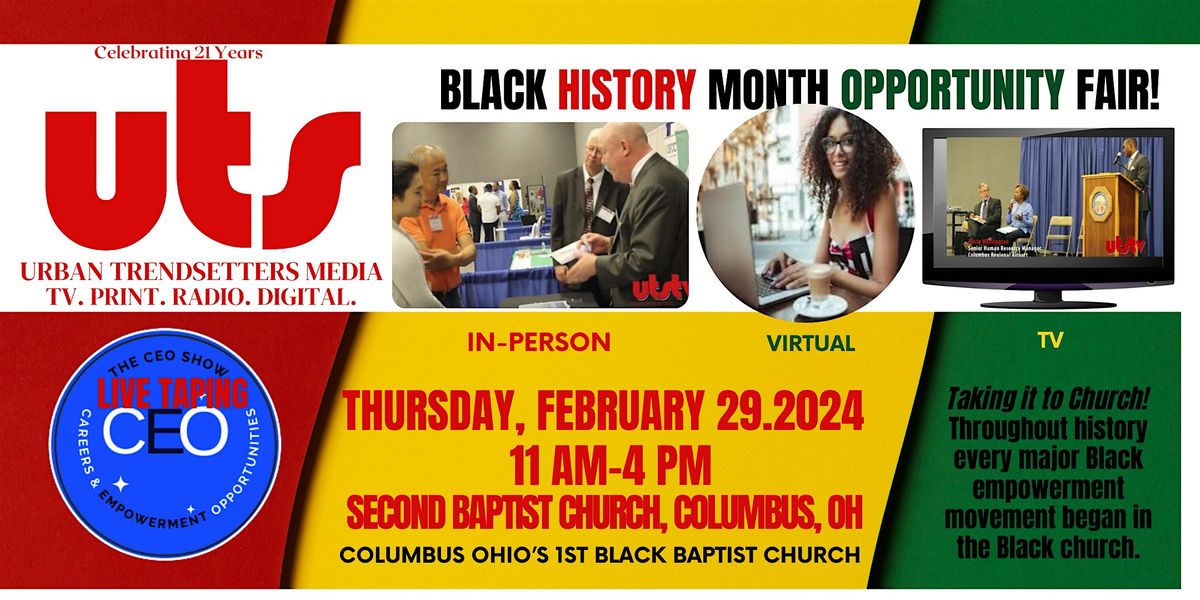 Urban Trendsetters Black History Month Opportunity Fair