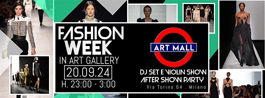 FASHION SHOW After Party in Art Gallery - Milano Fashion Week