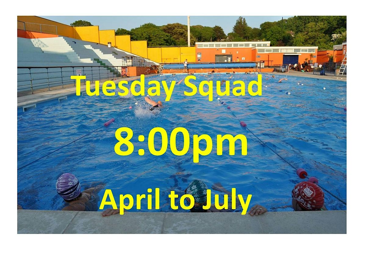 Tuesday Squad     8:00pm   13  Sessions April to July