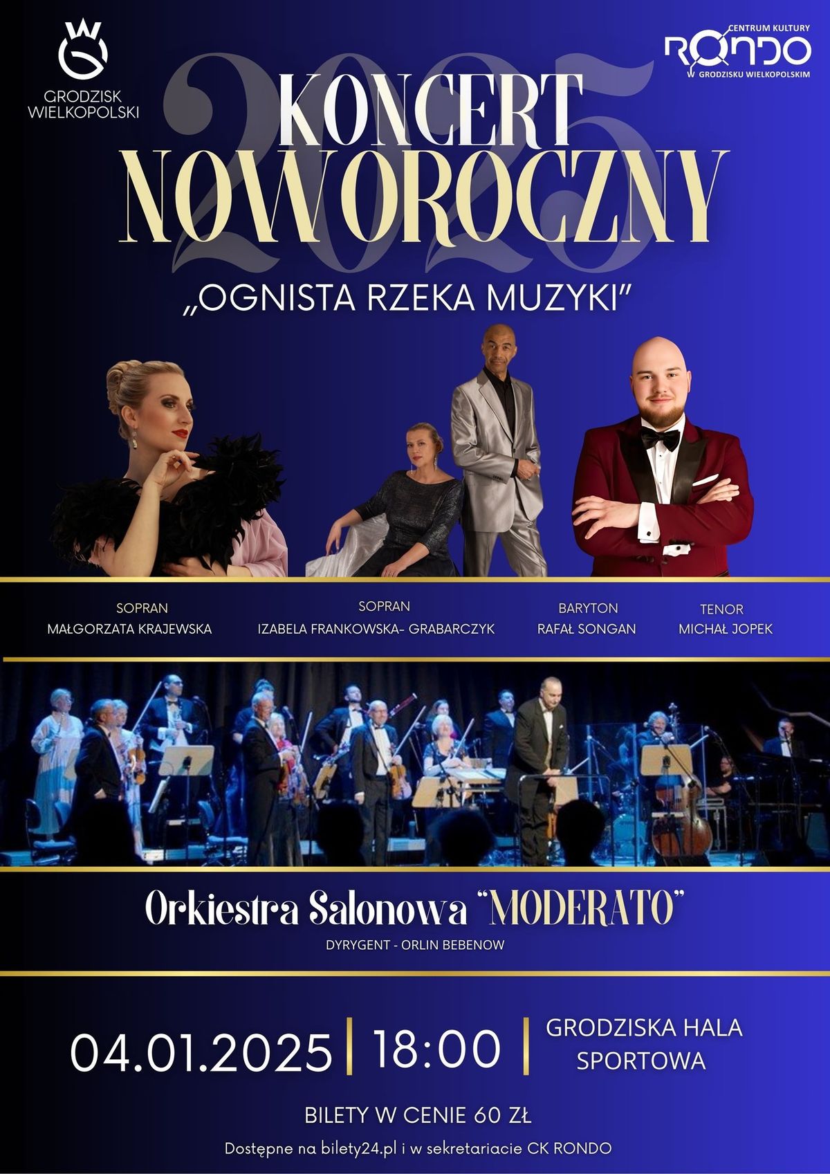 Koncert Noworoczny "OGNISTA RZEKA MUZYKI"