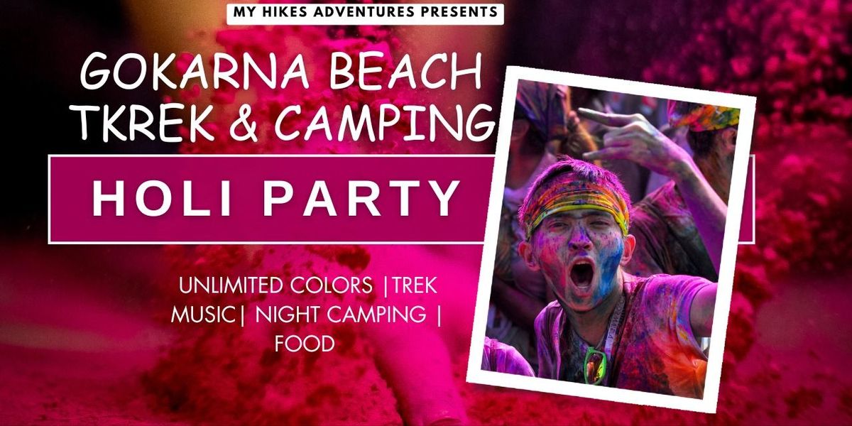 Gokarna beach Holi party, camping & Murudeshwar