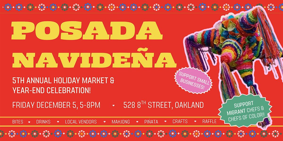 Oakland Bloom's Annual Holiday Market and Year-End Celebration