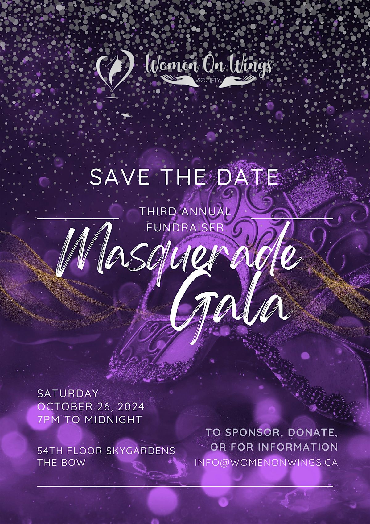 Women on Wings Society 3rd Annual Masquerade Gala Fundraiser