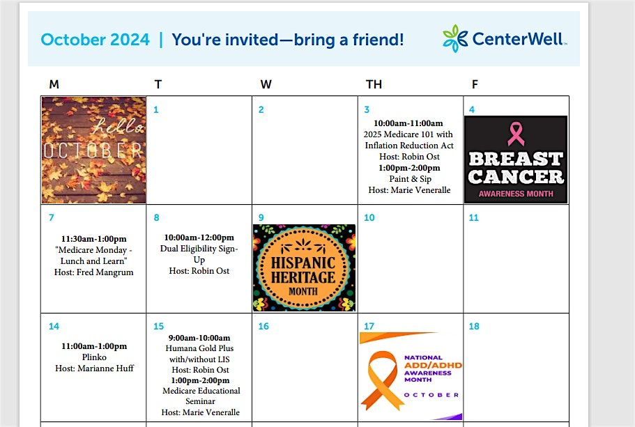 CenterWell North Richland Hills Present 2025 Medicare 101 with Inflation Reduction Act