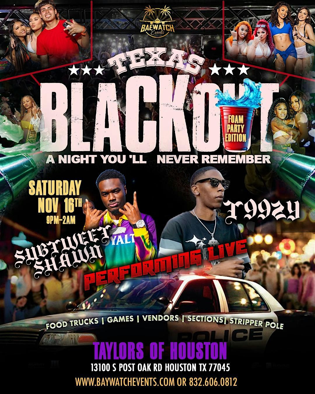 TexasBlackOut ft T99zy x Subtweet Performing Live !!