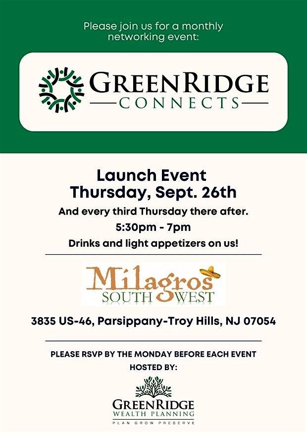 Green Ridge Connects Monthly Networking Event