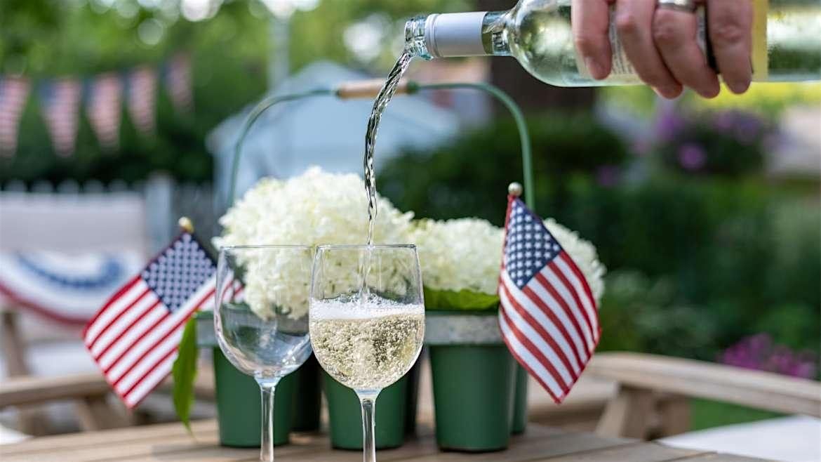 Independence Day Wine Tasting. Wines from the USA
