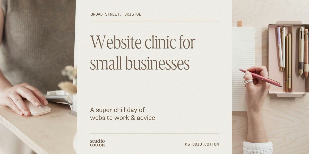 Website Help Clinic with Studio Cotton