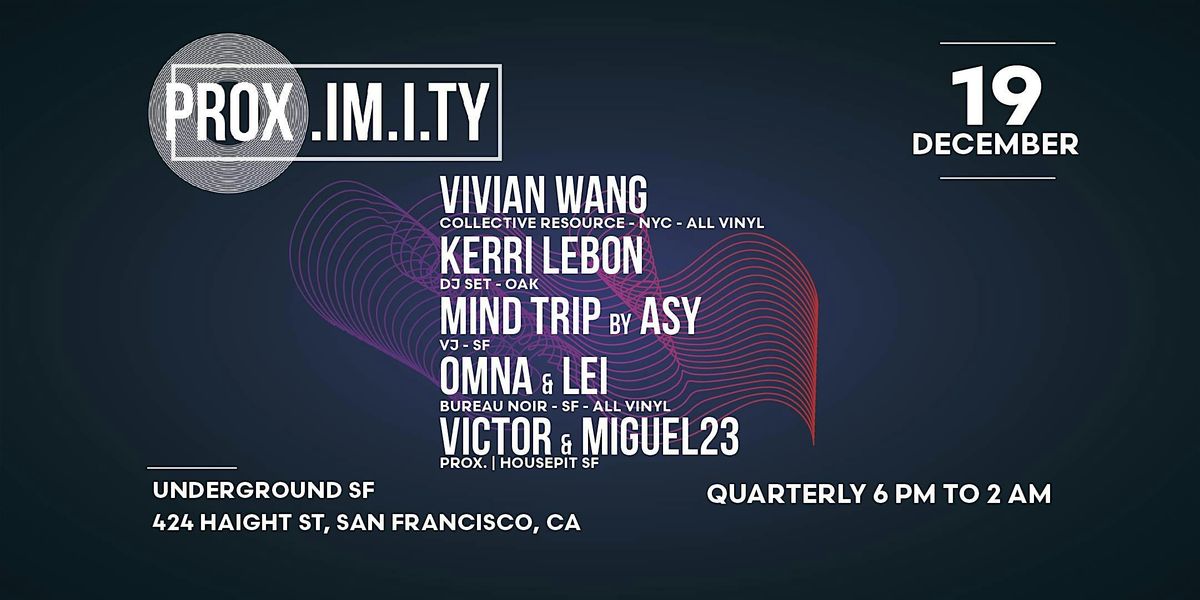Vivian Wang, Asy Dhaif- VJ, Kerri LeBon, OmNa & LEI, Victor Vega, Miguel23