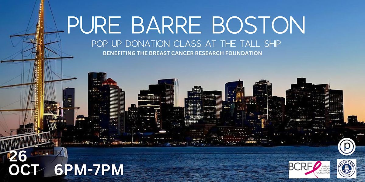 Pure Barre Boston Donation Class- Benefiting Breast Cancer Research