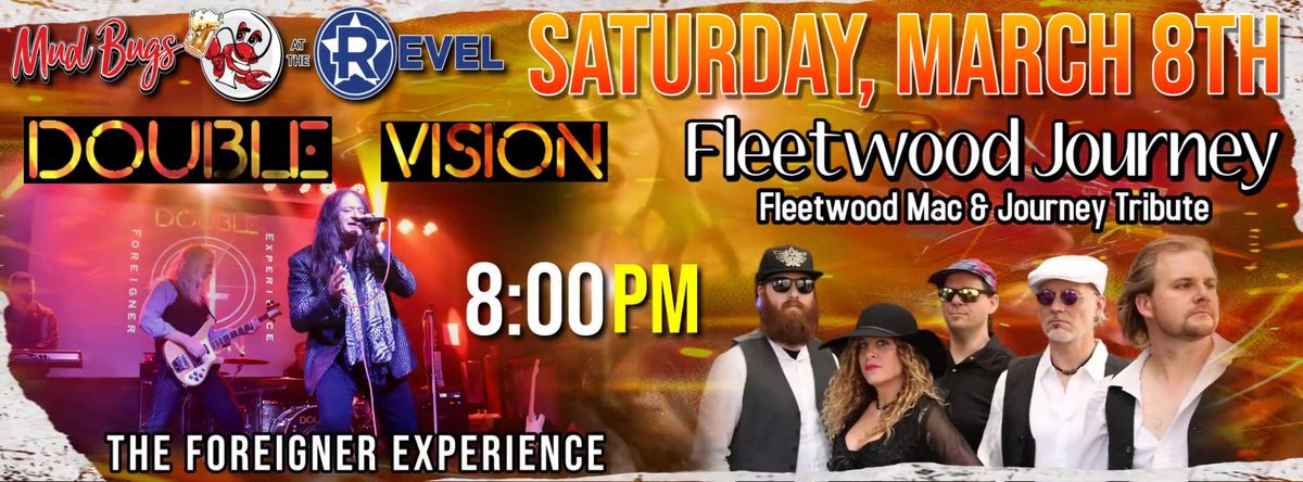 Fleetwood Journey & Double Vision March 8, 2025 @ The Revel