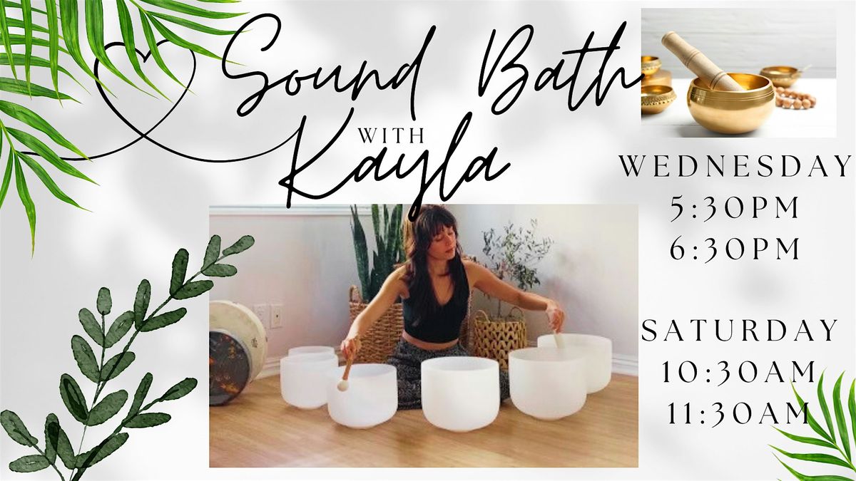 Breath Work + Sound Bath with Kayla