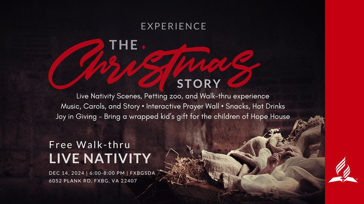 Join Us for a Free Live Nativity Experience!