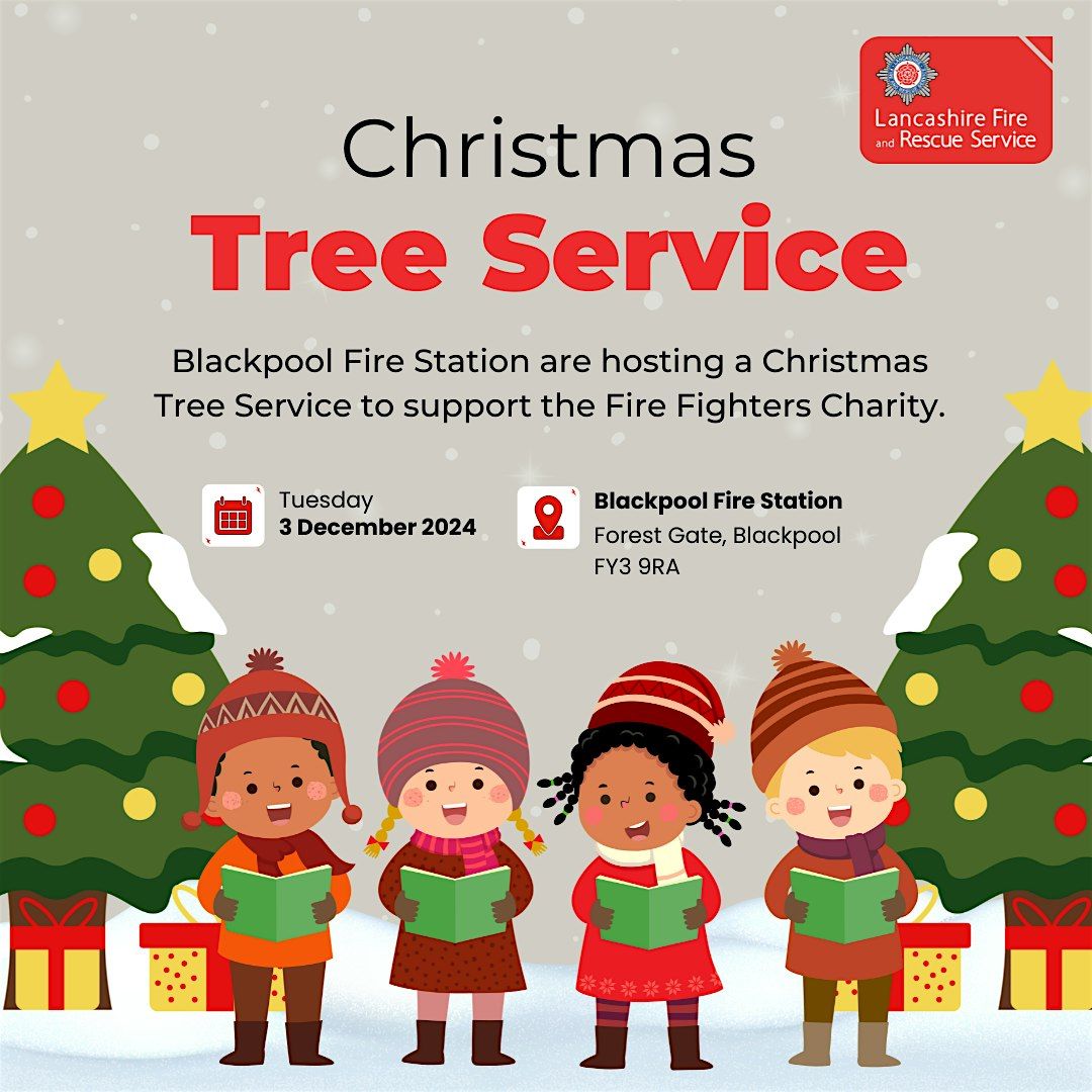 Blackpool Fire Station\u2019s Christmas Tree Service