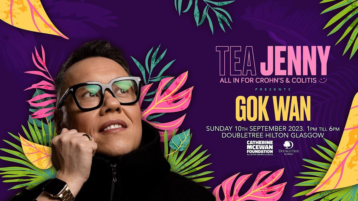 Tea Jenny 2023 starring Gok Wan, DoubleTree by Hilton Glasgow Central