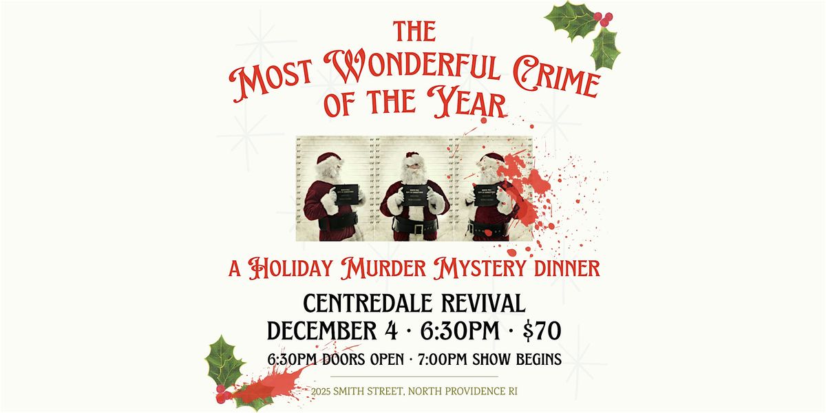 A M**der Mystery Dinner - Holiday Edition