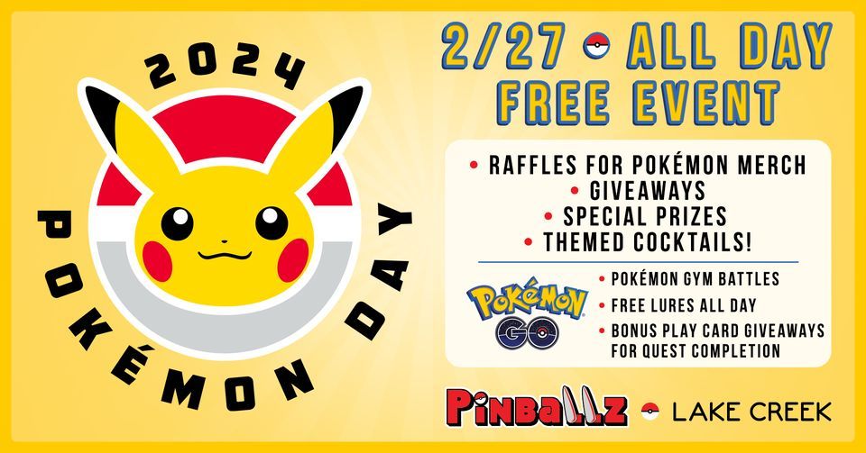 Pokémon Day 2024, Pinballz Lake Creek, Cedar Park, 27 February 2024