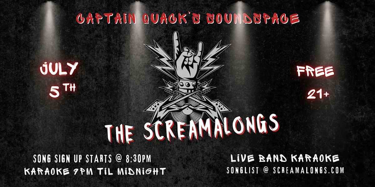 Screamalongs Live Band Karaoke