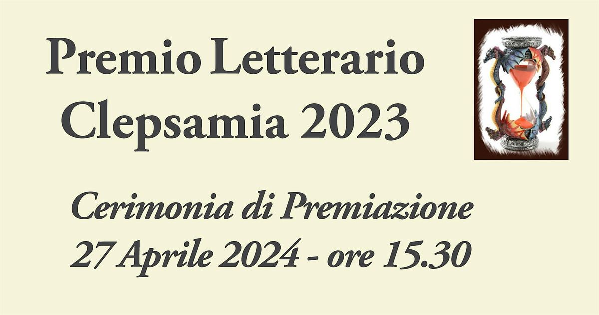 Premiazione Clepsamia 2023