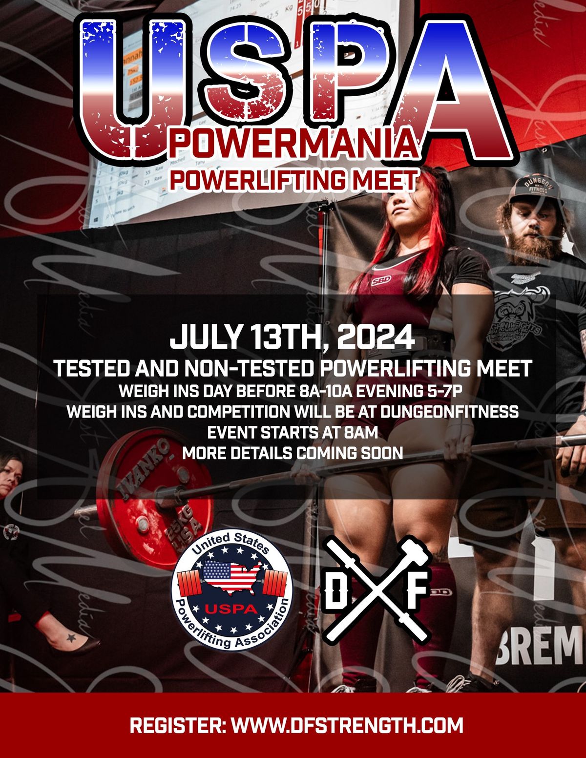 USPA Powermania Tested and Non-tested Powerlifting Meet 2024