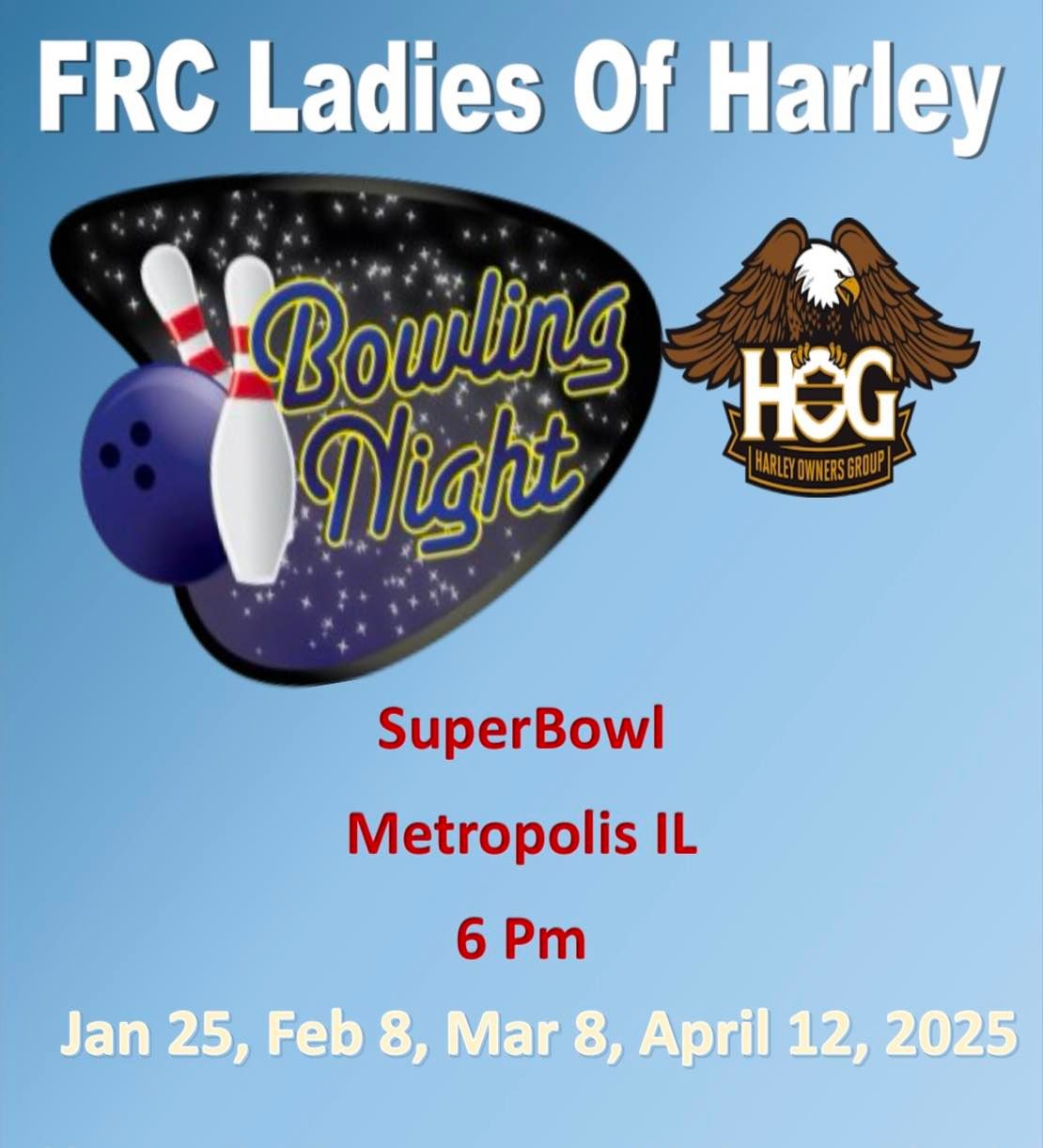 FRC LADIES OF HARLEY BOWLING NIGHT