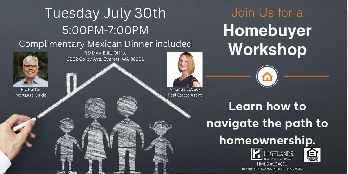 Homebuyer Workshop with  Mexican Dinner!