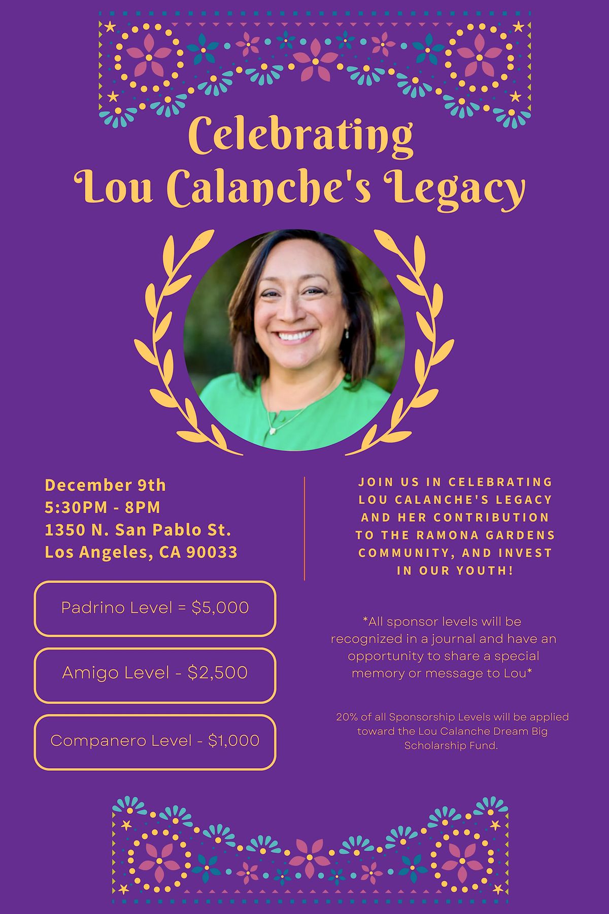 Celebration of Lou Calanche's Legacy