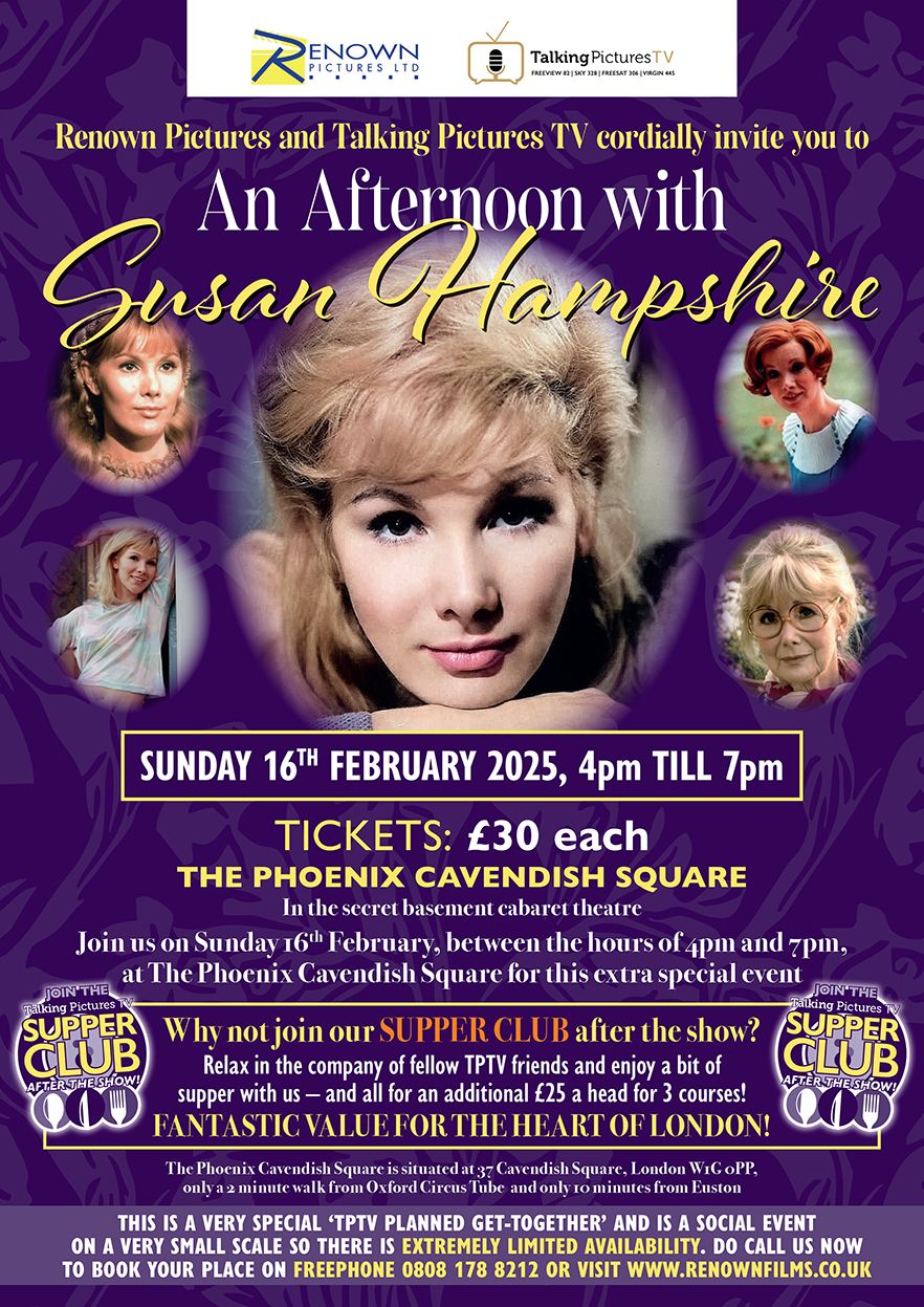 An Afternoon with Susan Hampshire CBE!