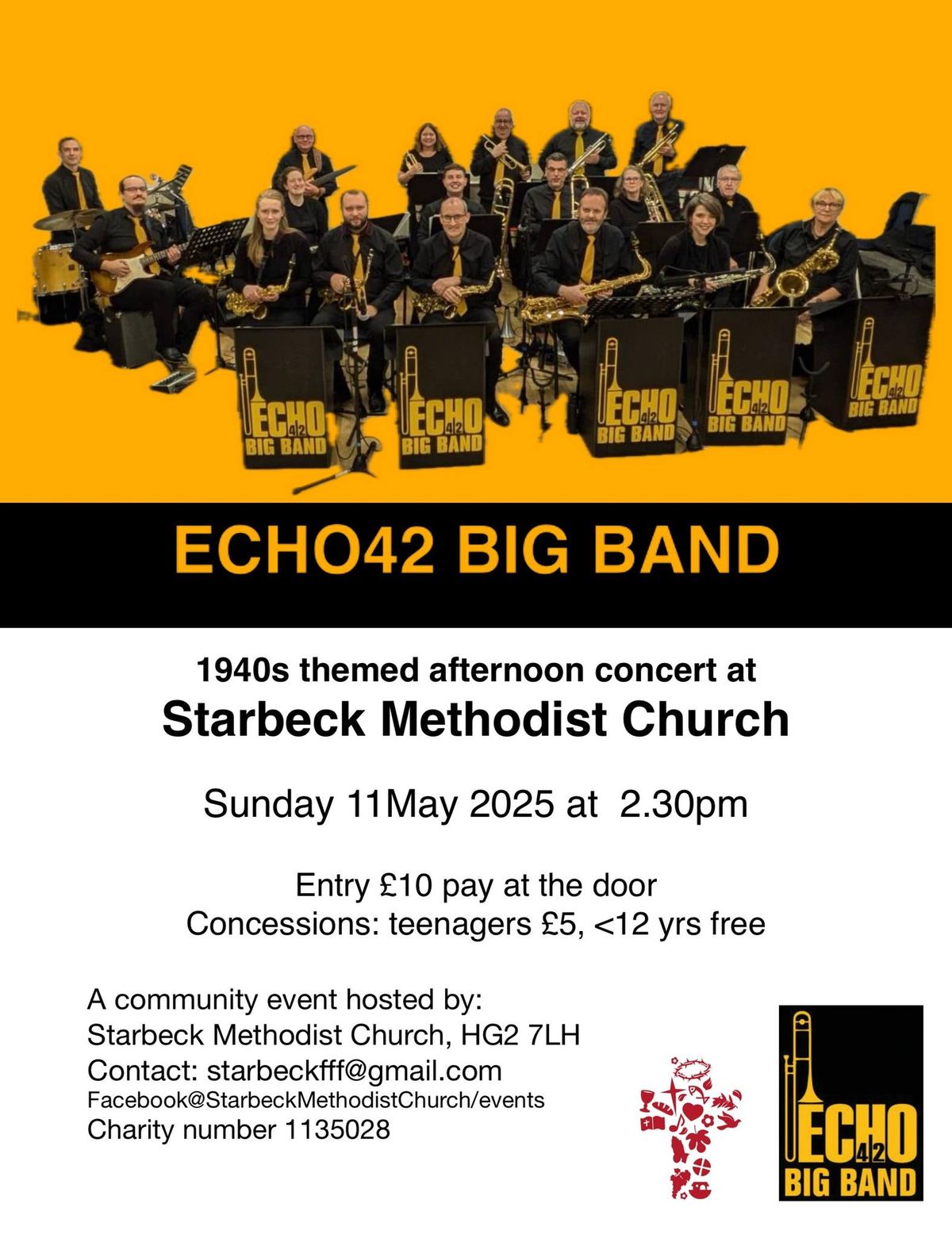 Echo42 Big Band in concert at Starbeck Methodist Church