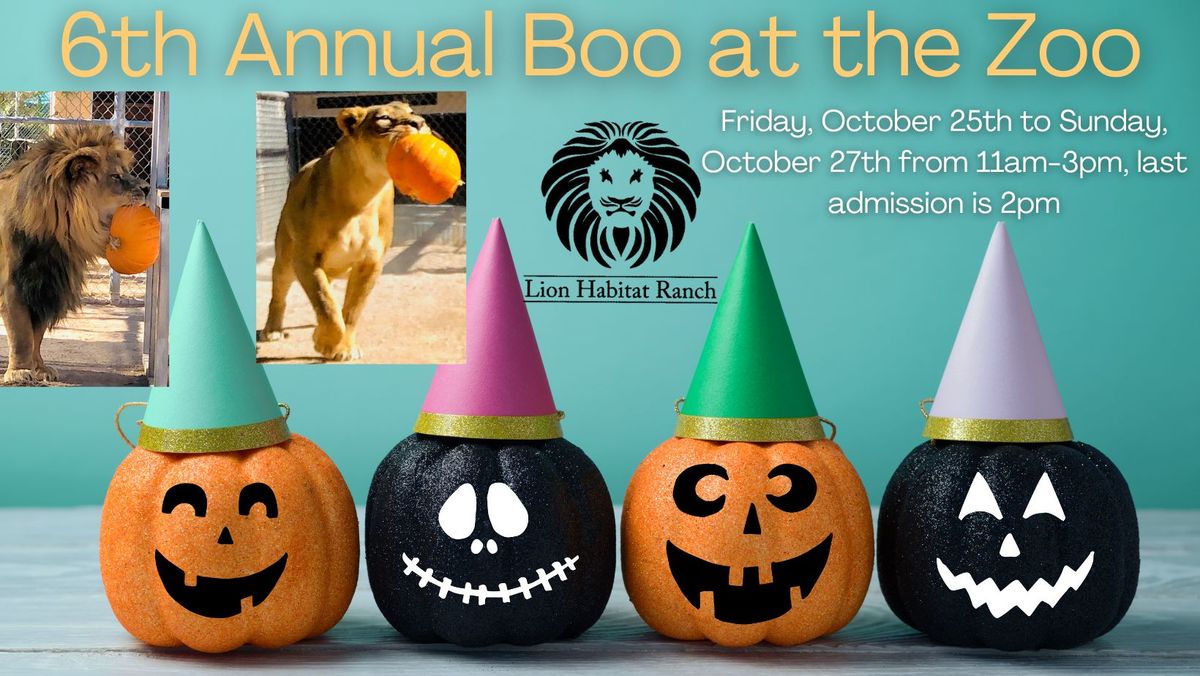 6th Annual Boo at the Zoo