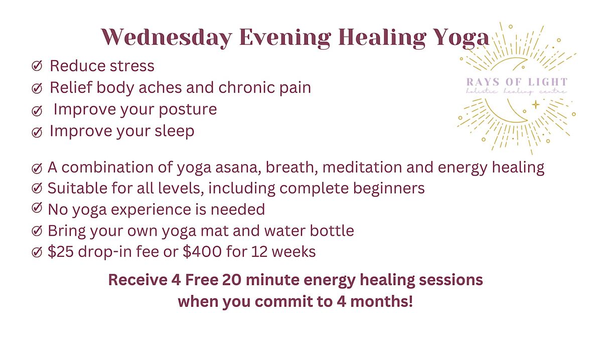 Wednesday Evening Healing Yoga