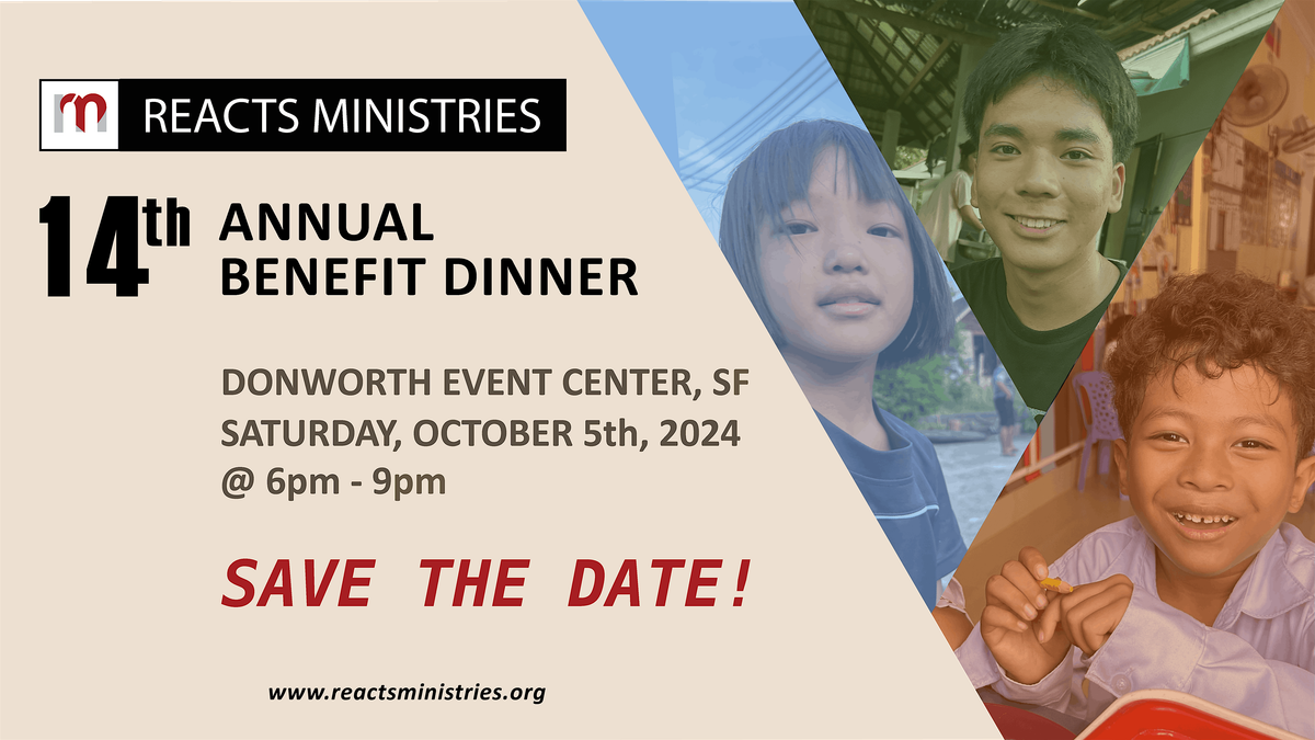 Reacts Ministries Benefit Dinner