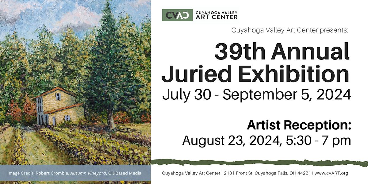 39th Annual Juried Exhibition Exhibition