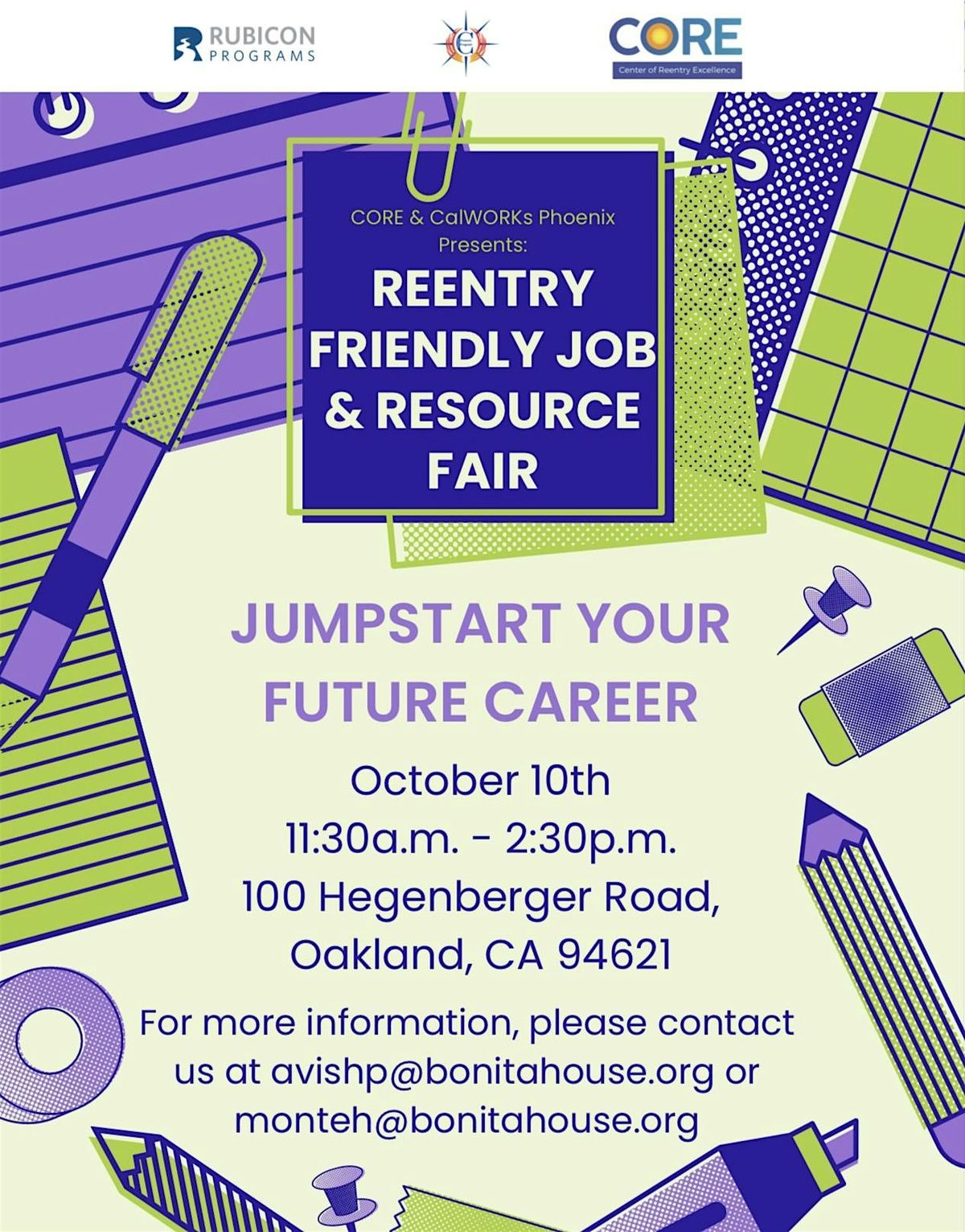 Reentry Friendly Job & Resource Fair