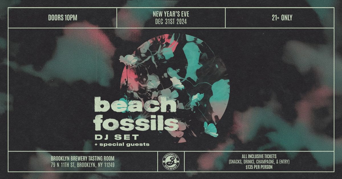 Beach Fossils DJ set for New Years Eve