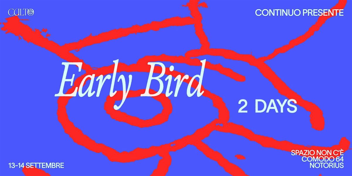 CULTO 2024 - EARLY BIRD