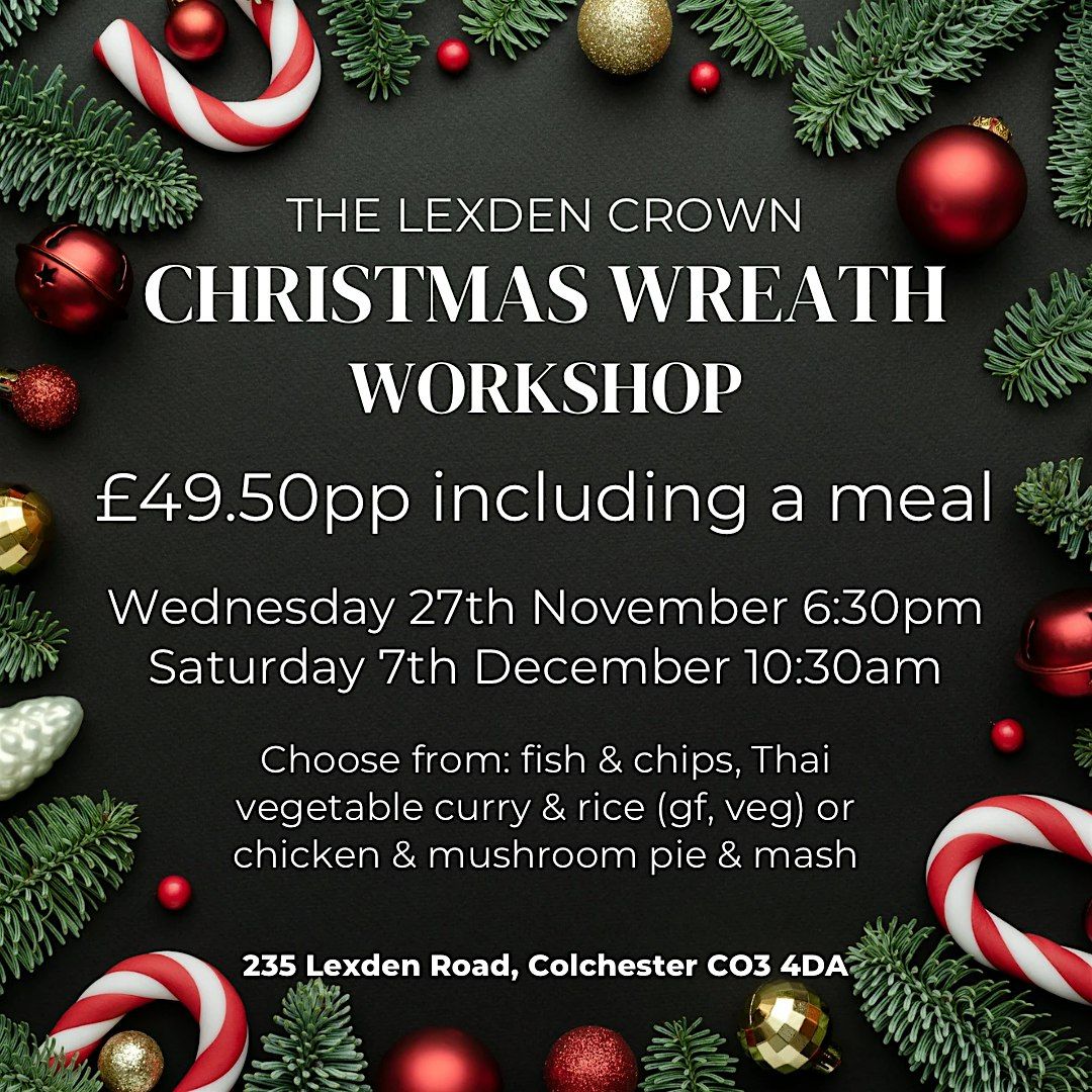 Christmas Wreath Making Workshop with Lunch