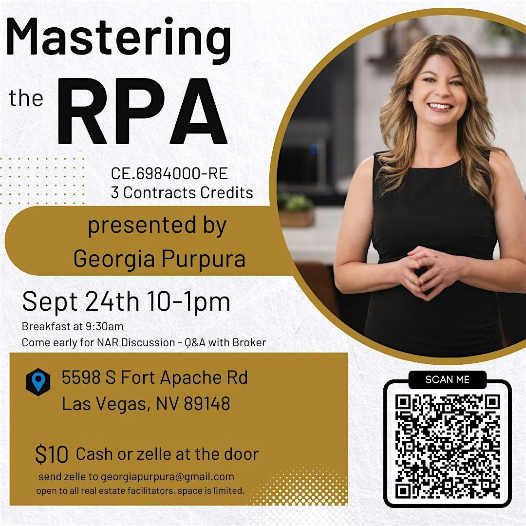 Mastering the RPA- Presented by Georgia Purpura