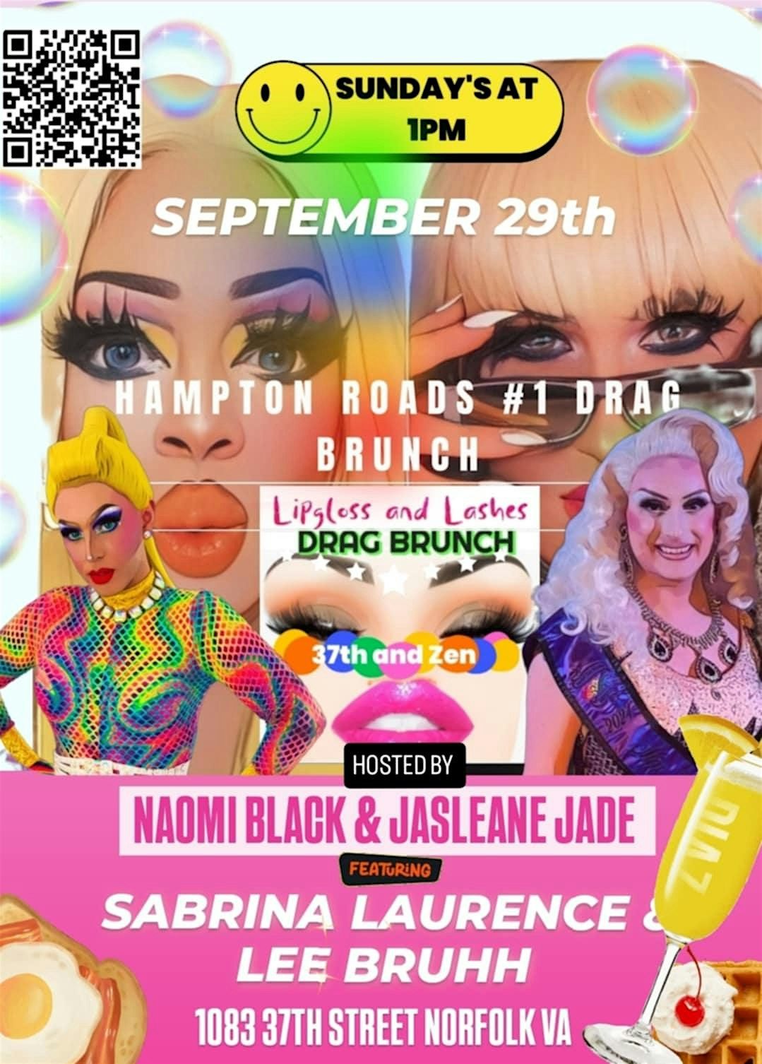 LIPGLOSS AND LASHES DRAG BRUNCH -9\/29\/24