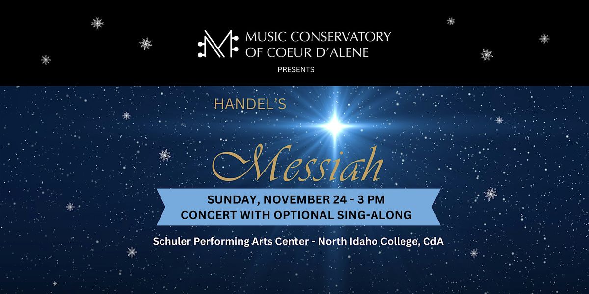 Handel's Messiah - Sunday, Nov. 24 - Concert with Optional Sing-along